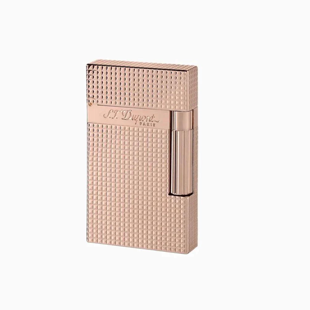 S.T.DUPONT_LIGNE_2_PINK_MICRODIAMOND_egm_cigars_d68ce8a3-b8e9-4aea-a3ff-6e0ca806d7c7 S.T. Dupont Ligne 2 - Microdiamond Head Rose Gold Lighter