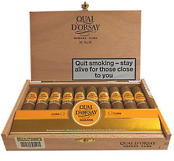 quai_dorsay_50_10_box Quai D’Orsay No. 50 – Box of 10 Cigars